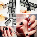 Reusable Stamping Tool DIY Nail Art Hollow Template Stickers Stamp Stencil sticker